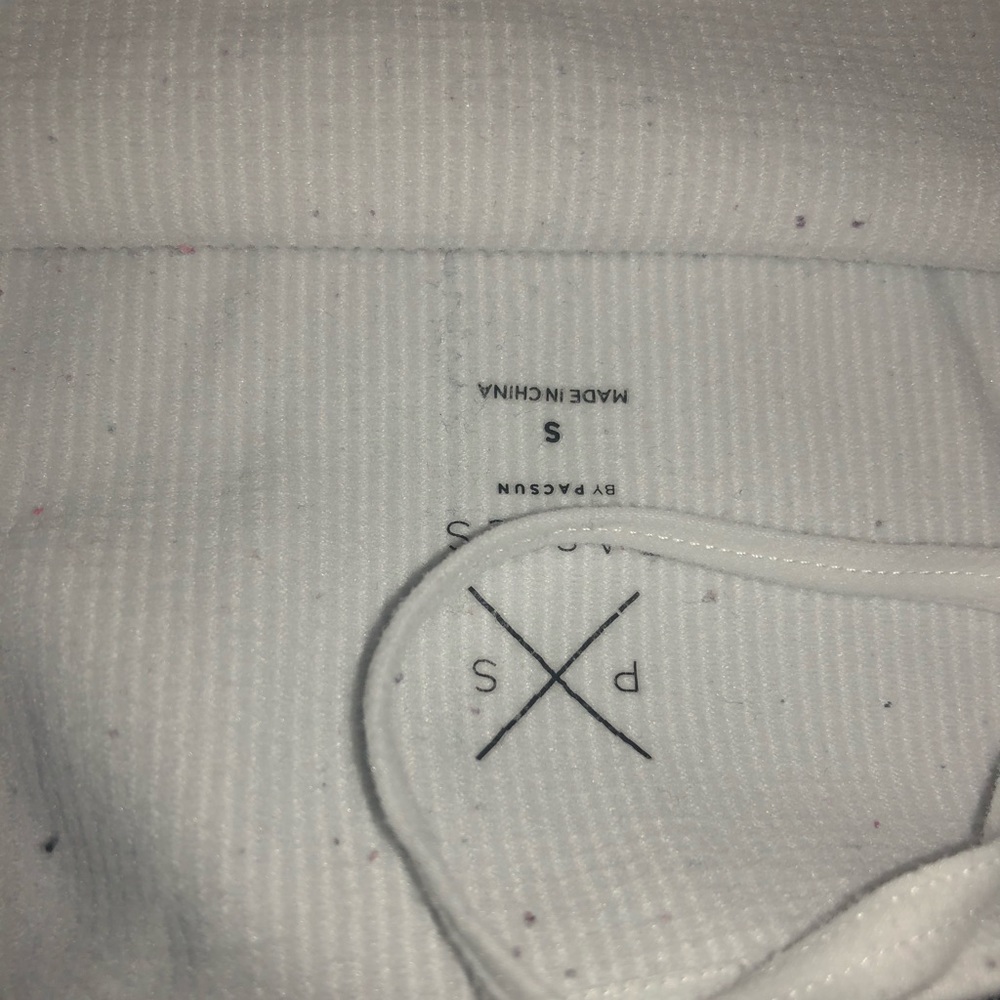 White Ribbed Pancsun Bodysuit